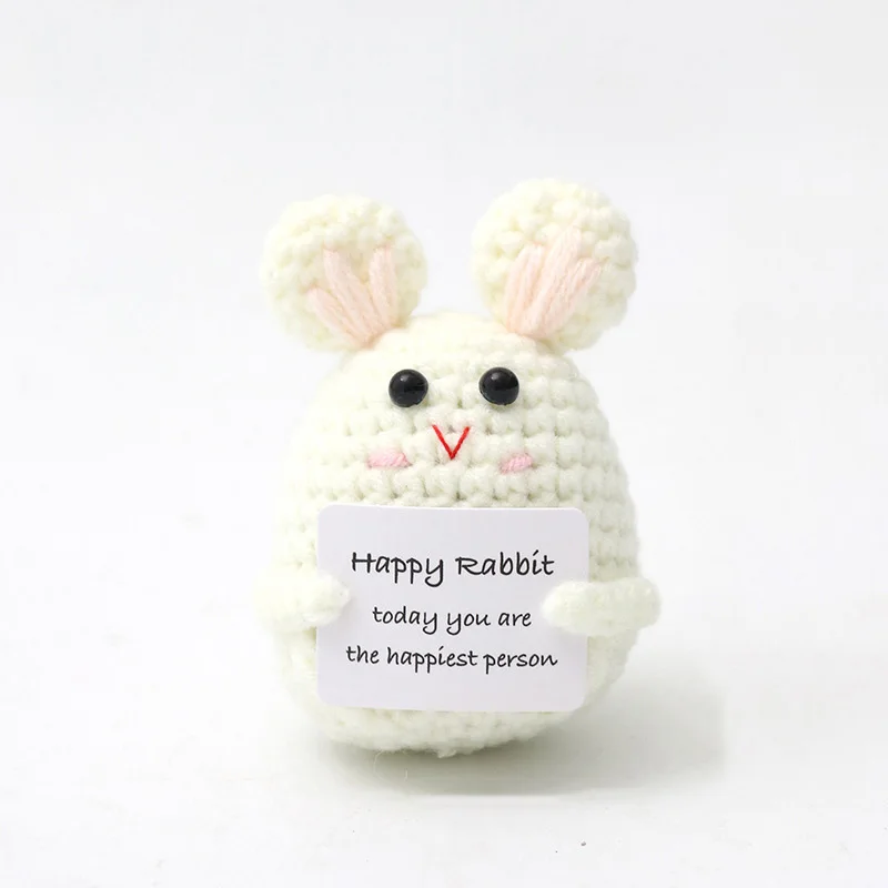 Miniature Figurines Funny Handmade Positive Energy Bee Doll Home Room Decoration