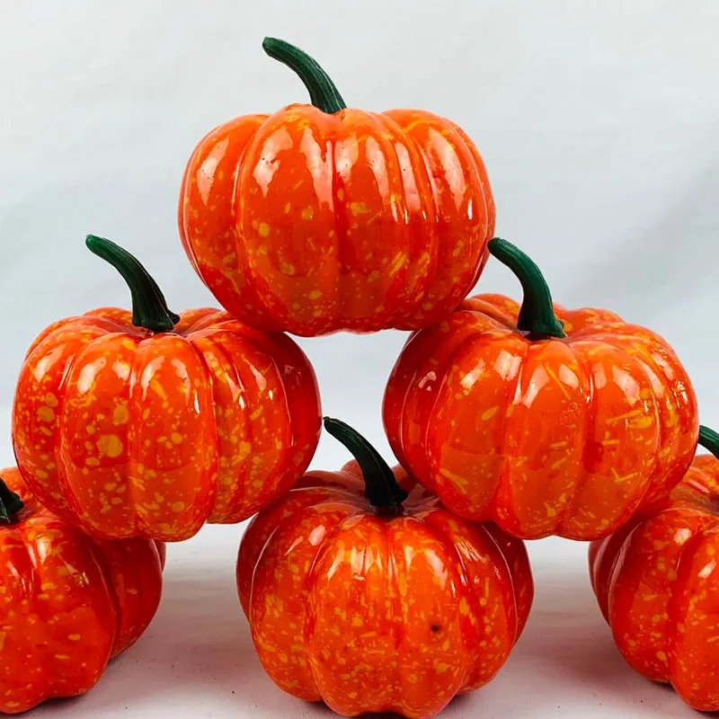 Props Home Decor Party Supply Artificial Pumpkin Halloween Faux Vegetables 