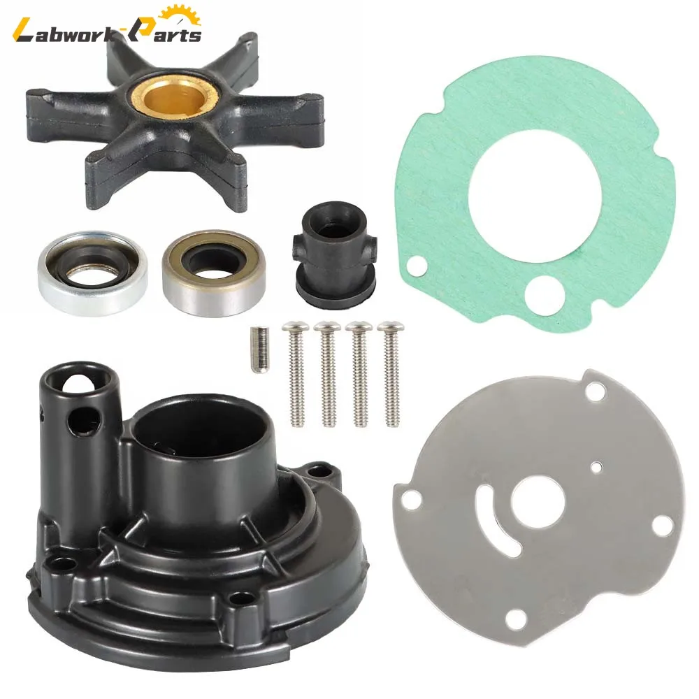 New Water Pump Kit 382296 9 1/2hp 10hp For Johnson Evinrude Outboard 10hp e10 electric outboard motor short shaft remote control 7 3kw 72v boat engine no emission low noise