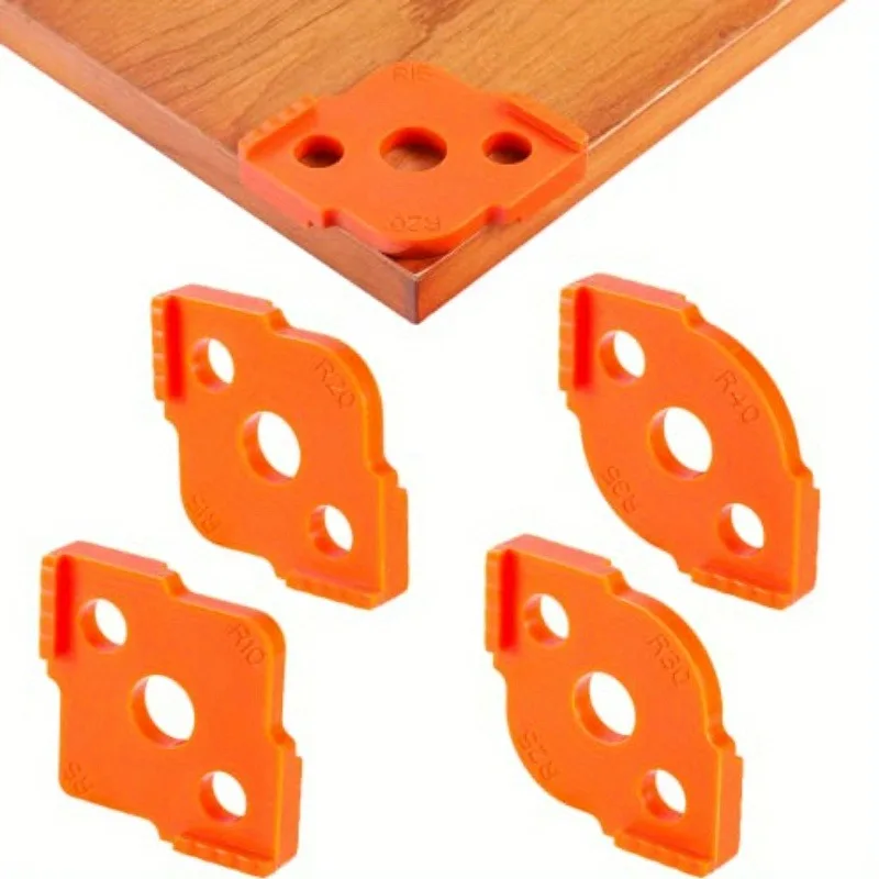 Woodworking Tools Woodworking Tool Woodworking Corner Radius Jig Templates Achieve Perfect Rounded Edges Enhanced Precision Versatile Essential 4-Pack