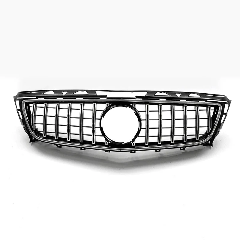 

Black Radiator Grilles For 2012-2014 Mercedes Benz CLS Class W218 Modified GT Model Grille Front Double Kidney Hood