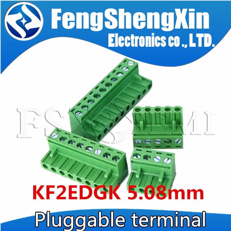 

KF2EDGK 5.08mm Pluggable terminal Plug terminal connector 2EDGK 2P 3P 4P 5P 6P 7P 8P 9P 10P 11P 12P 13P 14P 15P