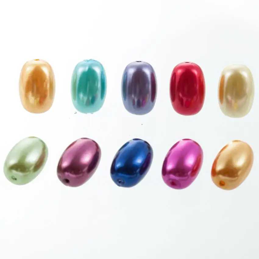 Colorful Beige ABS Imitation Pearl Beads