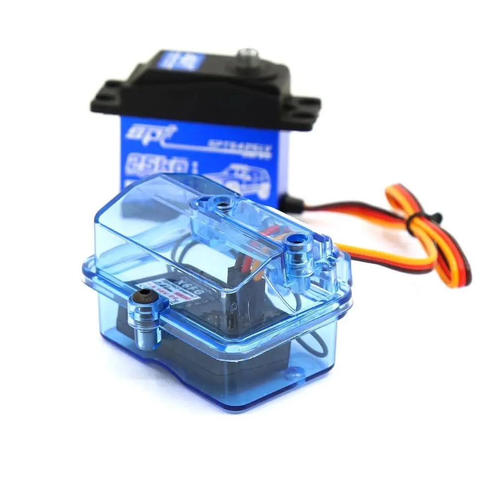 Durable Blue RC Car Accessories Plastic Sealed Boxes Receiver