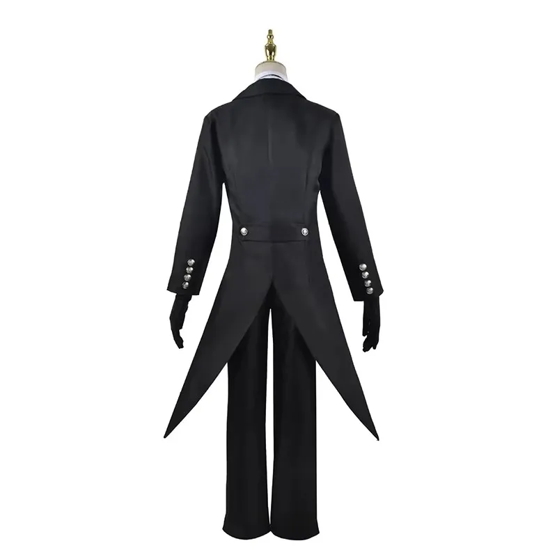 Black Butler-Inspired Sebastian Michaelis Butler Uniform Cosplay Costume for Unisex