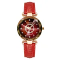 Leather red