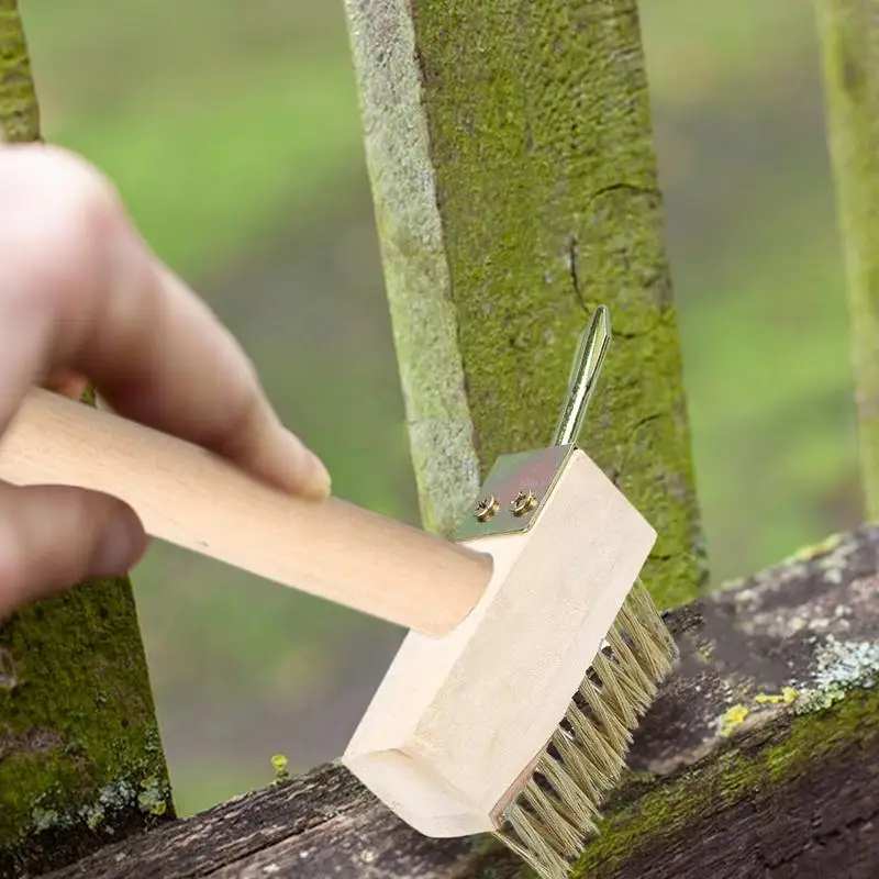 Deck Crevice Cleaning Tool Driveway Moss Remover Weeding Wire Brush Manual Crevice Weeding Tool Grout Remover Multifunctional 45 3