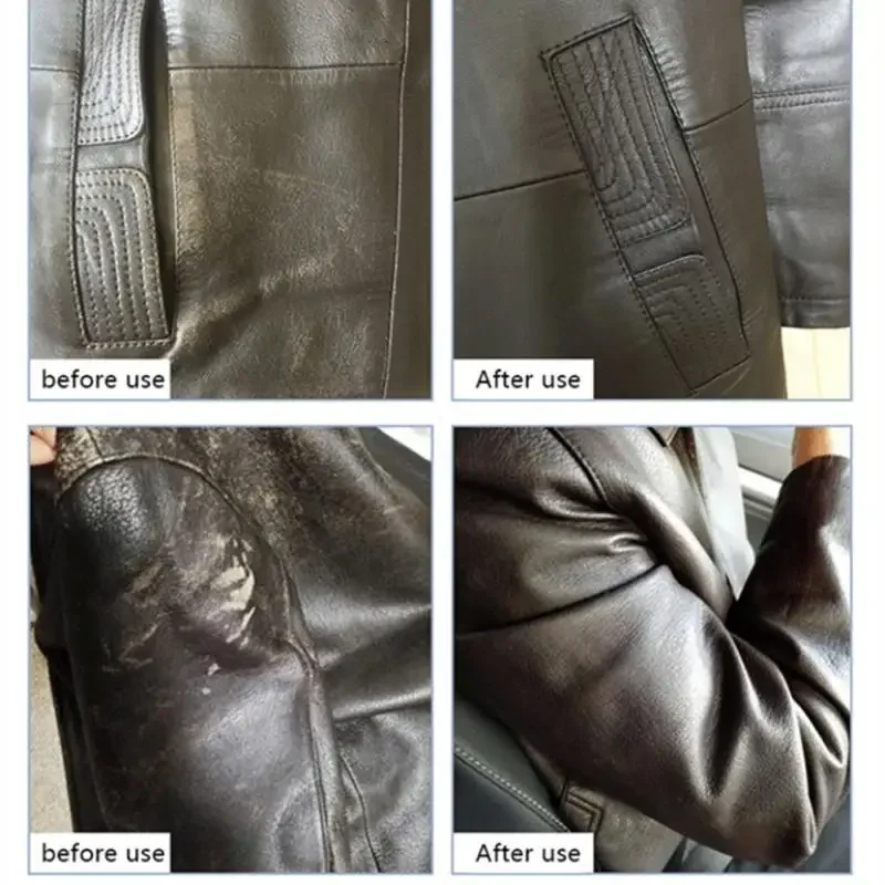 20ml Leather Repair Gel Car Repair Scratches Cracks Sofa Car Seat Leather Complementary Refurbish Cream Paste with Sponge