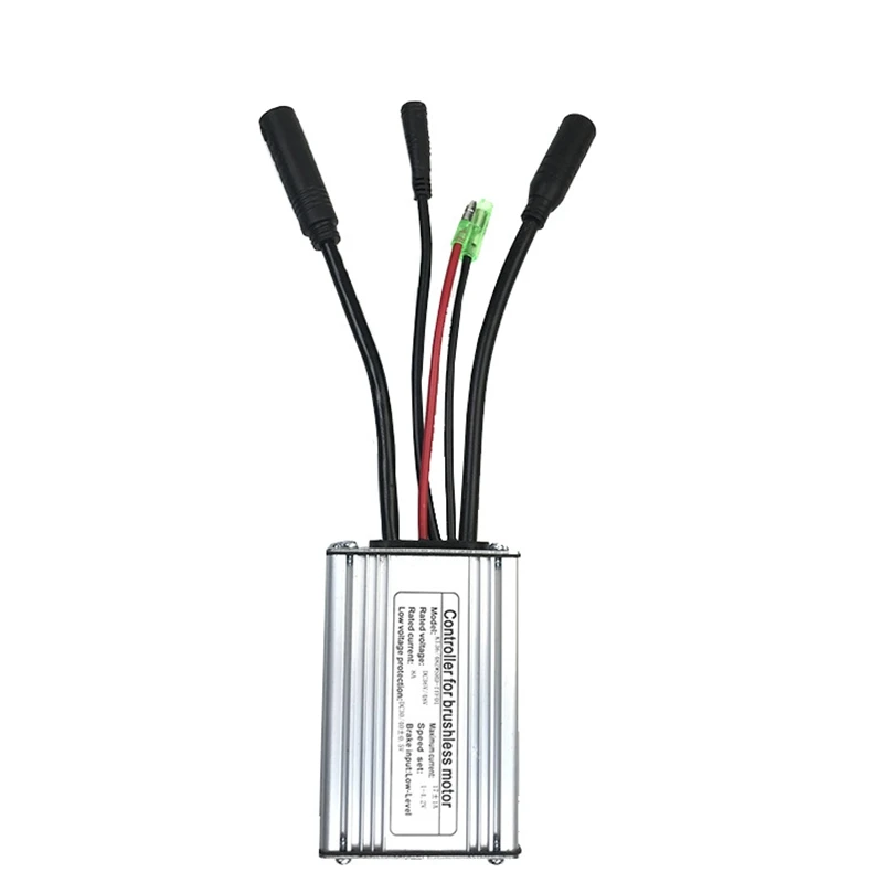 

1 Piece Electric Bike Brushless Motor Controller 36V/48V 17A 250W/350W Aluminum Alloy
