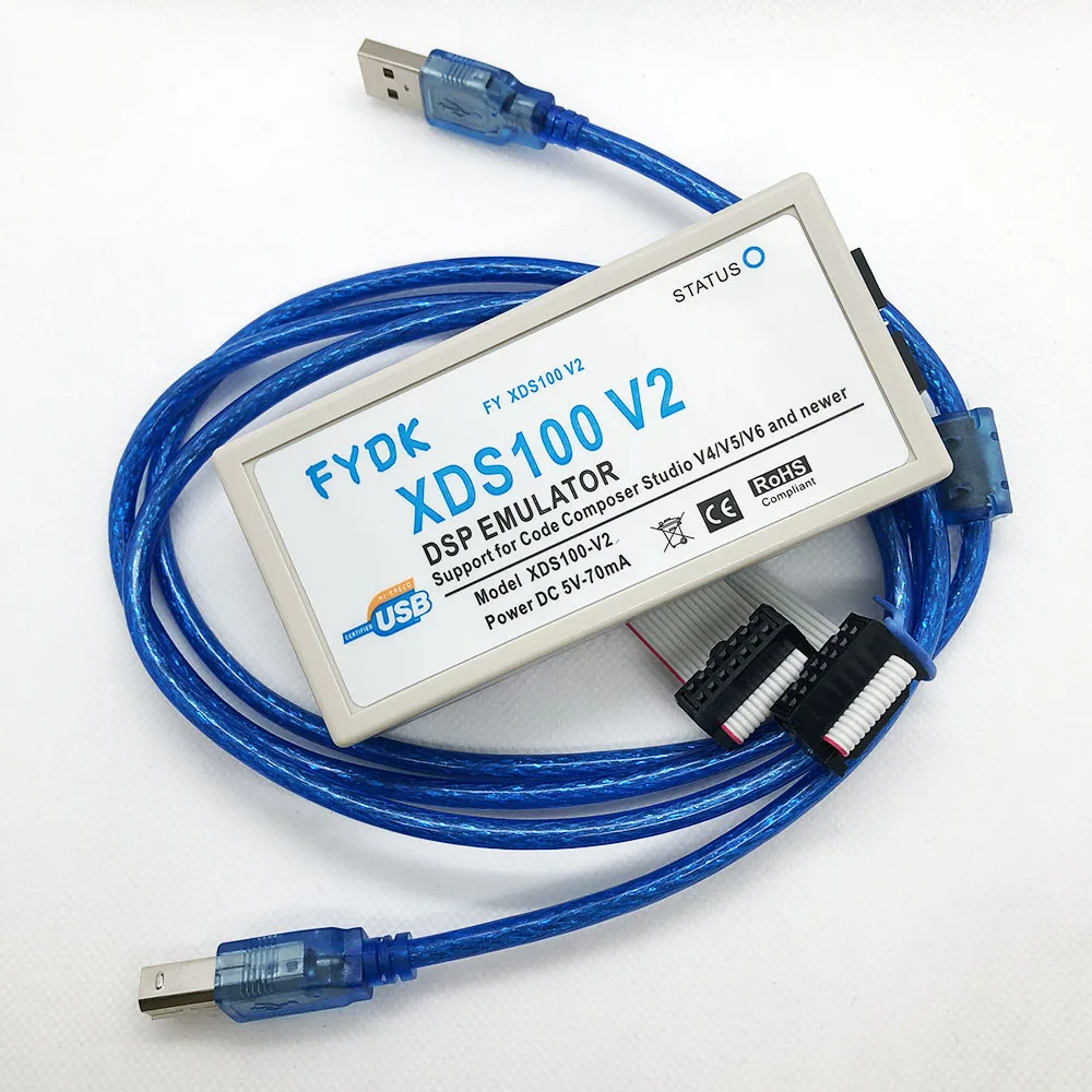 DSP-Emulator-XDS100-XDS100V2-JTAG-debugger-For-TI-DSP-ARM9-Cortex-A8 ...