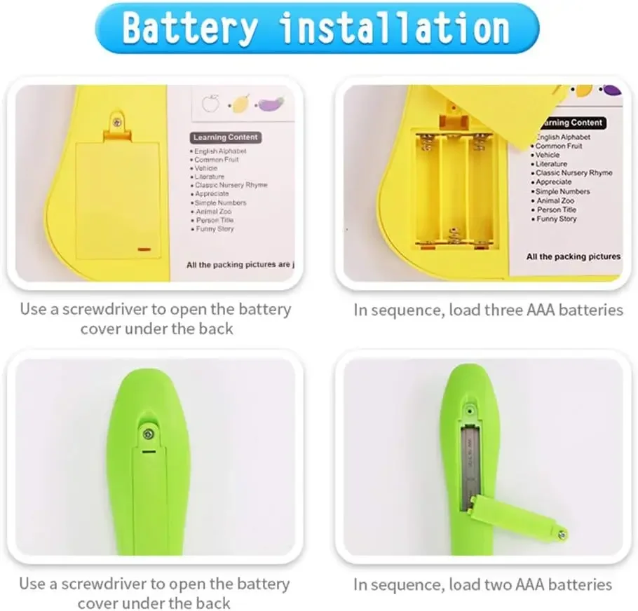 Sound Board Book for Kids Interactive Children's Sound Book Learning Pen Parent-child Interaction Fun Educational Toys 3 Years 6