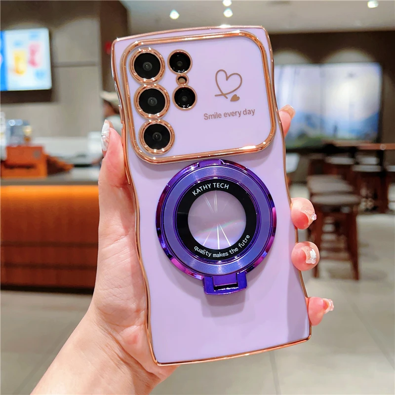 Rotatable Magnetic Kickstand Shockproof Phone Case - Anti-Drop Protection Cover