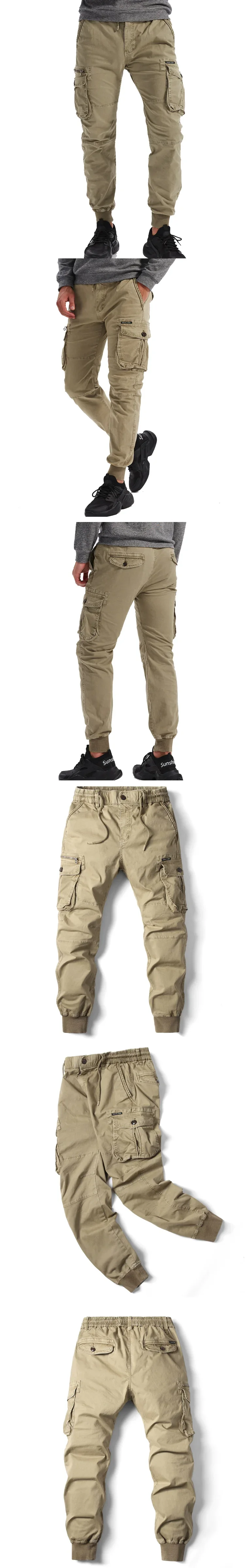 Description Picture 4 of itemOveralls Men's Jogging Slacks Cotton Pants Military Street Wear Men's Work Tactical Tracksuit Pants Plus Size