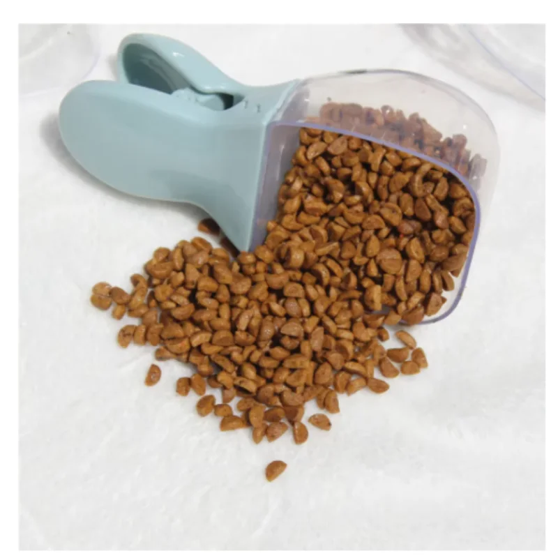 Pet Food Spoon for Cat Dog Bowls Multi-Function Bowl for Cats/Puppies/Small Dogs Scoop for Cat Food Dog Food Water Bowl Fountain 2