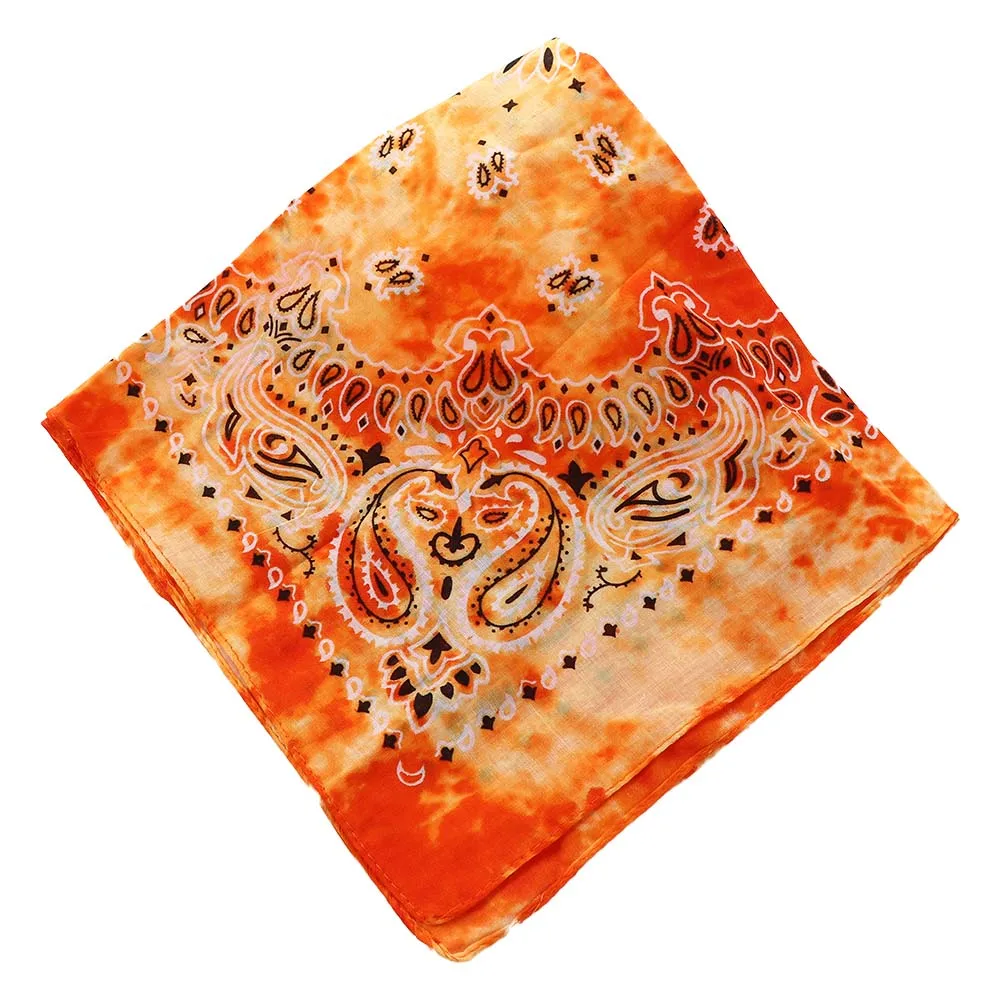 Tie-Dye Paisley Bandana Face Mask for Cycling and Outdoor Activities