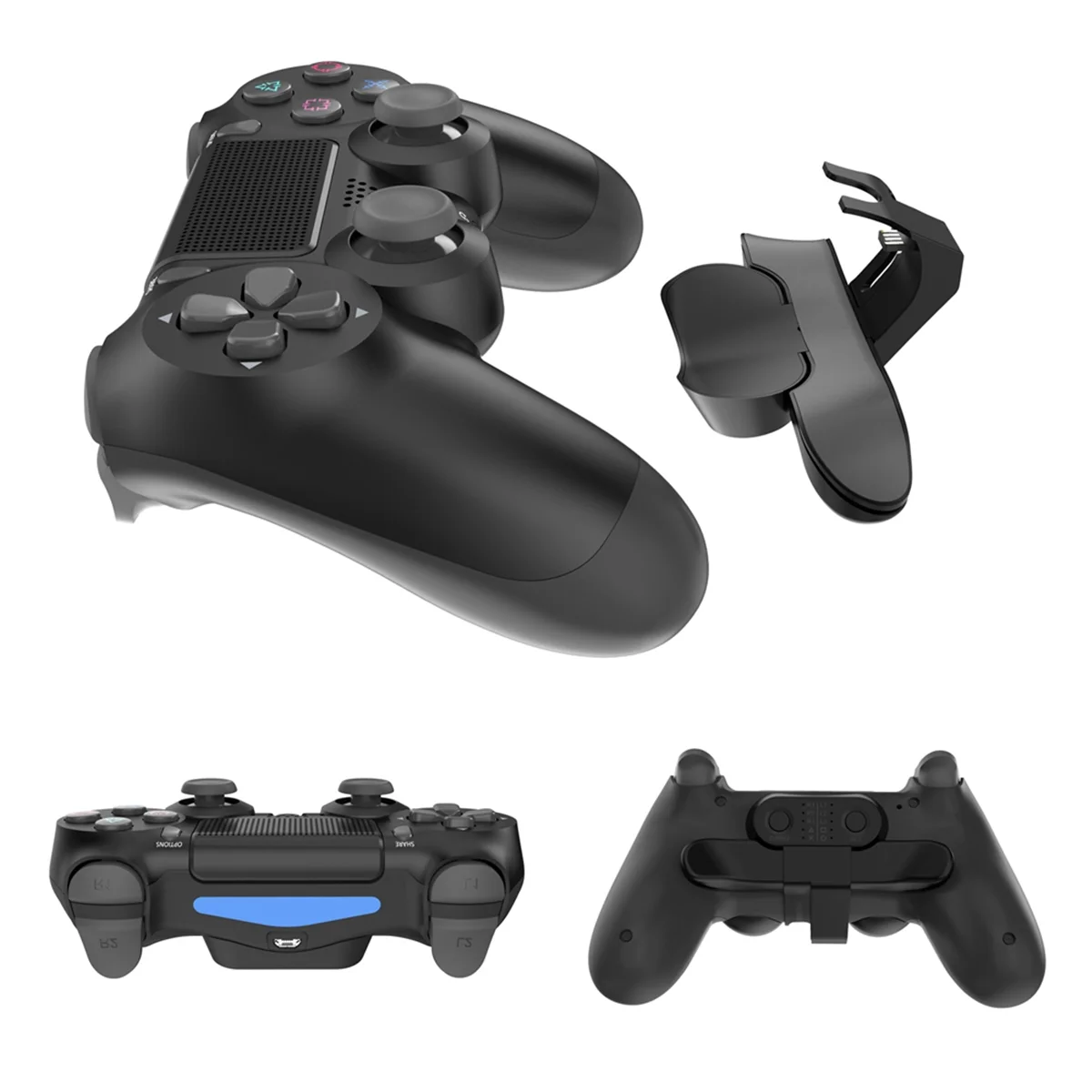 Gamepad Back Paddles for PS4 Strike Pack Controller Extra Buttons for PS4 Turbo Back Button Backkey Extender