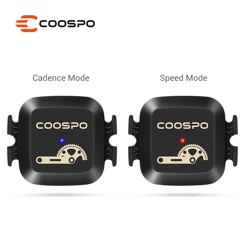 COOSPO 케이던스 및 속도 센서 듀얼 모드 RPM 모니터, 블루투스 4.0 ..