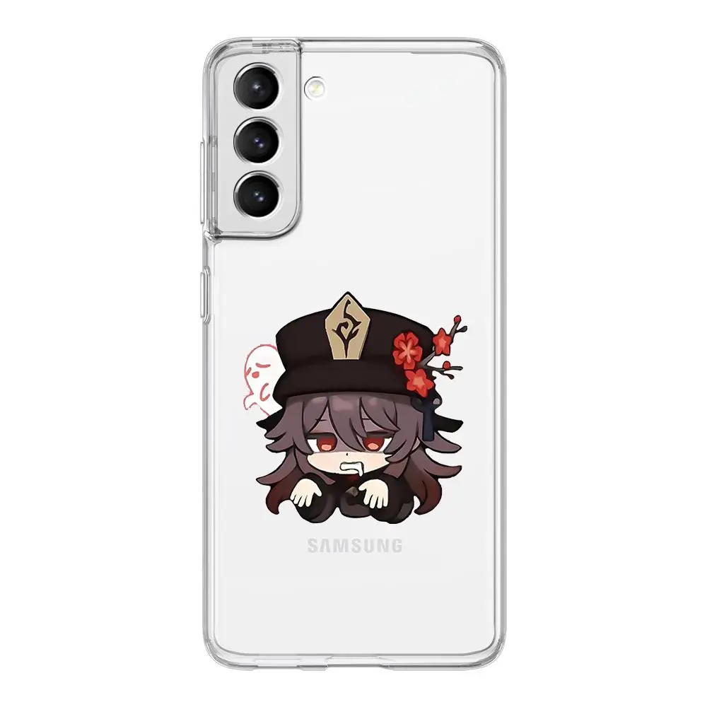 Kawaii Cartoon Genshin Impact Soft Clear Phone Case