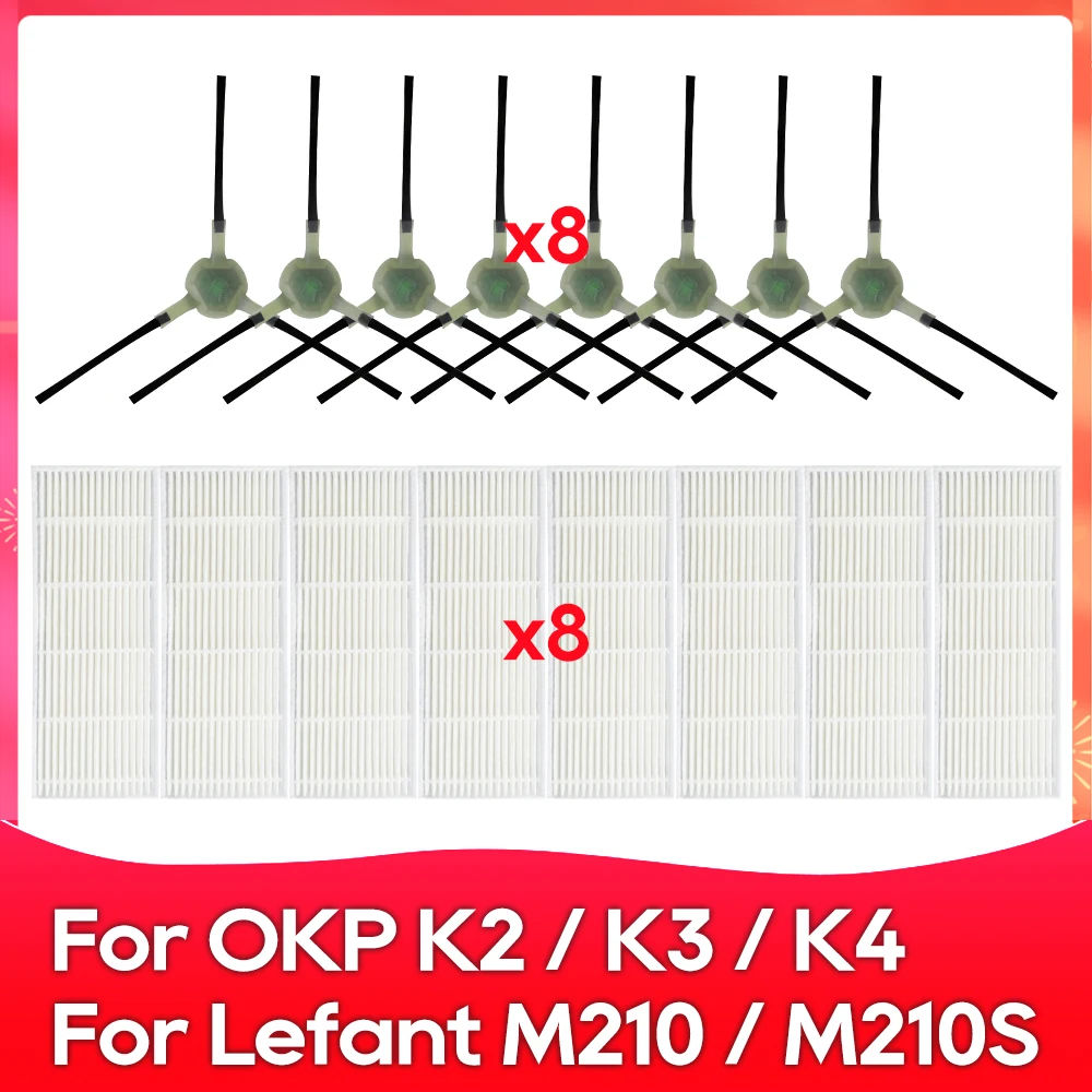 Kit Accesorios Repuesto Para Robot Aspirador Lefant M3 / M3 Gen2 - Cepillos, Filtros HEPA, Toallitas