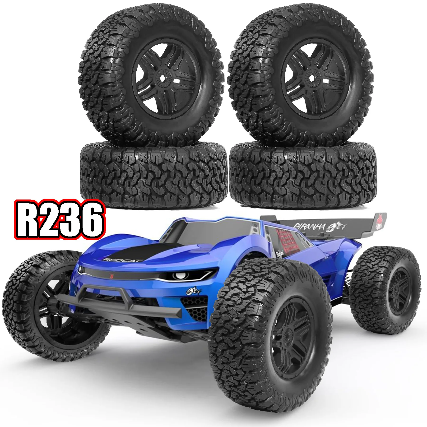 Voiture RC Tout Terrain 4WD 2.4GHz - Buggy Crawler Électrique
