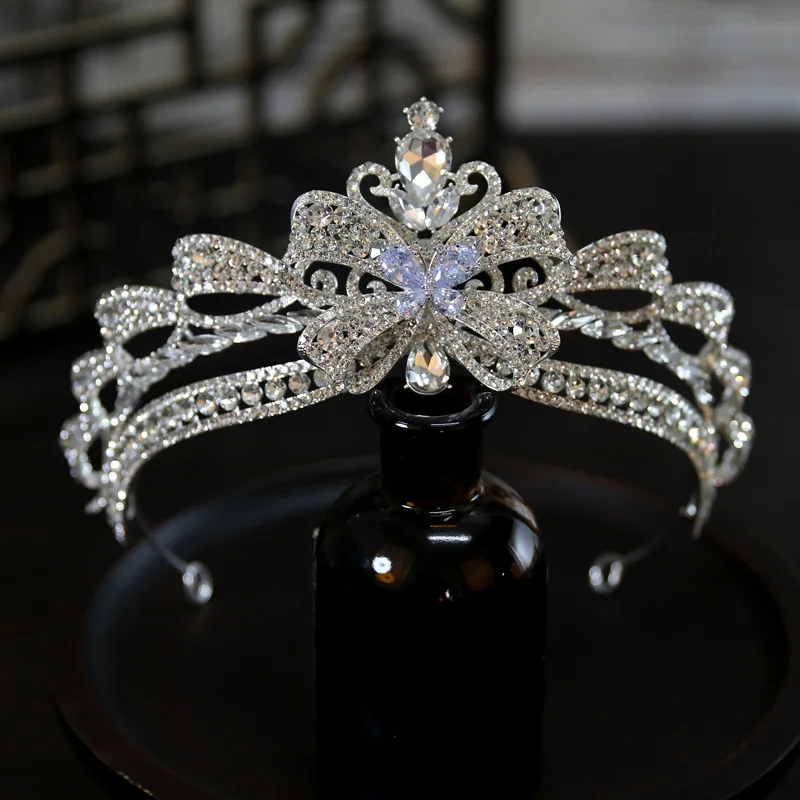

Свадебные короны для свадьбы аксессуары для волос кристалл элегантная королева невесты тиары Короны головной убор для выпускного искусство Женская диадема головной убор