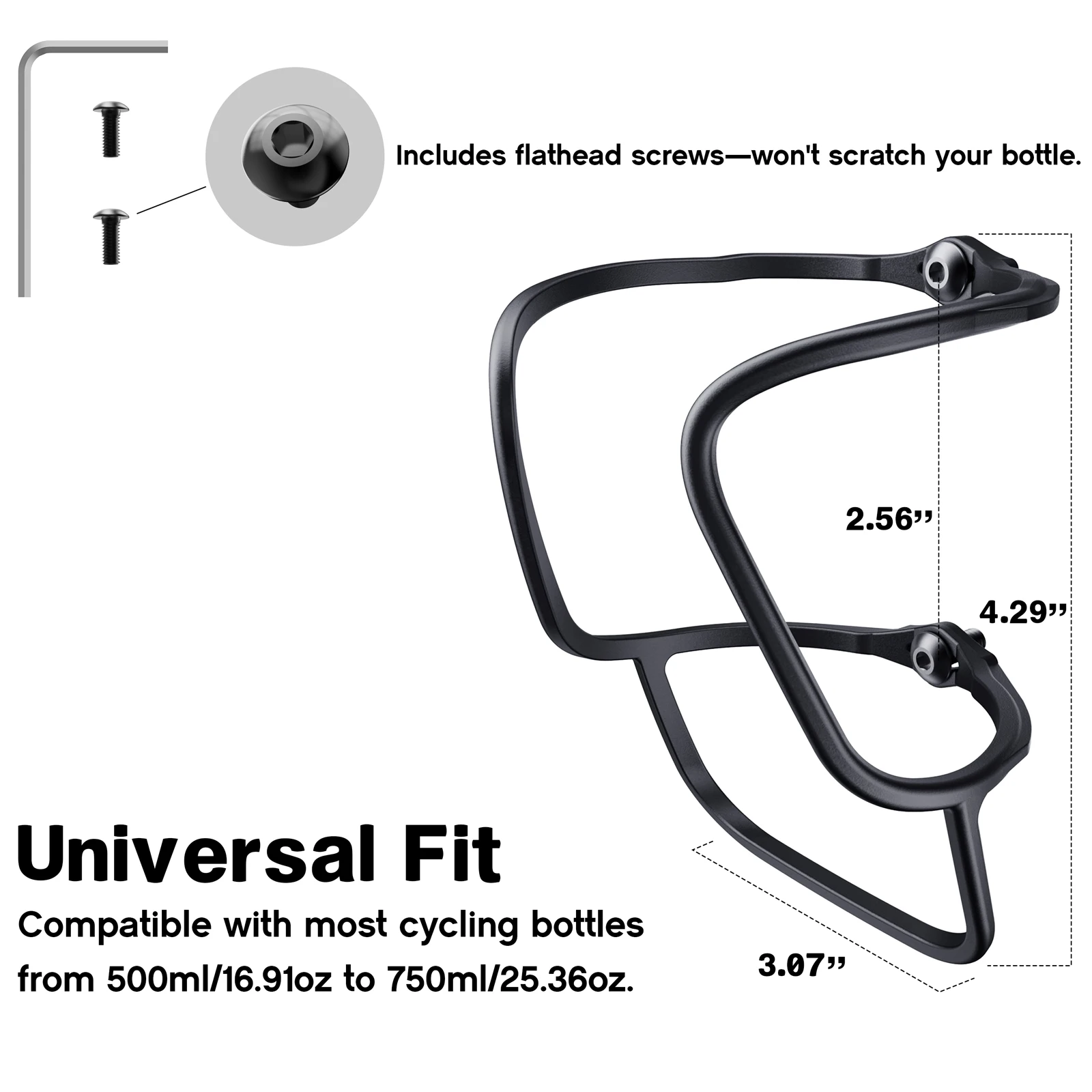 Mixed Carbon Fiber Water Bottle Cage Lightweight