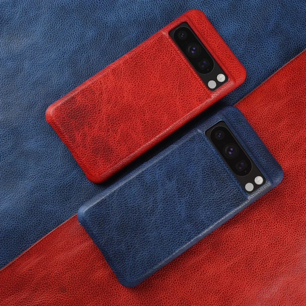 Premium Aesthetic Vintage Genuine Leather Phone Case - Business Edition