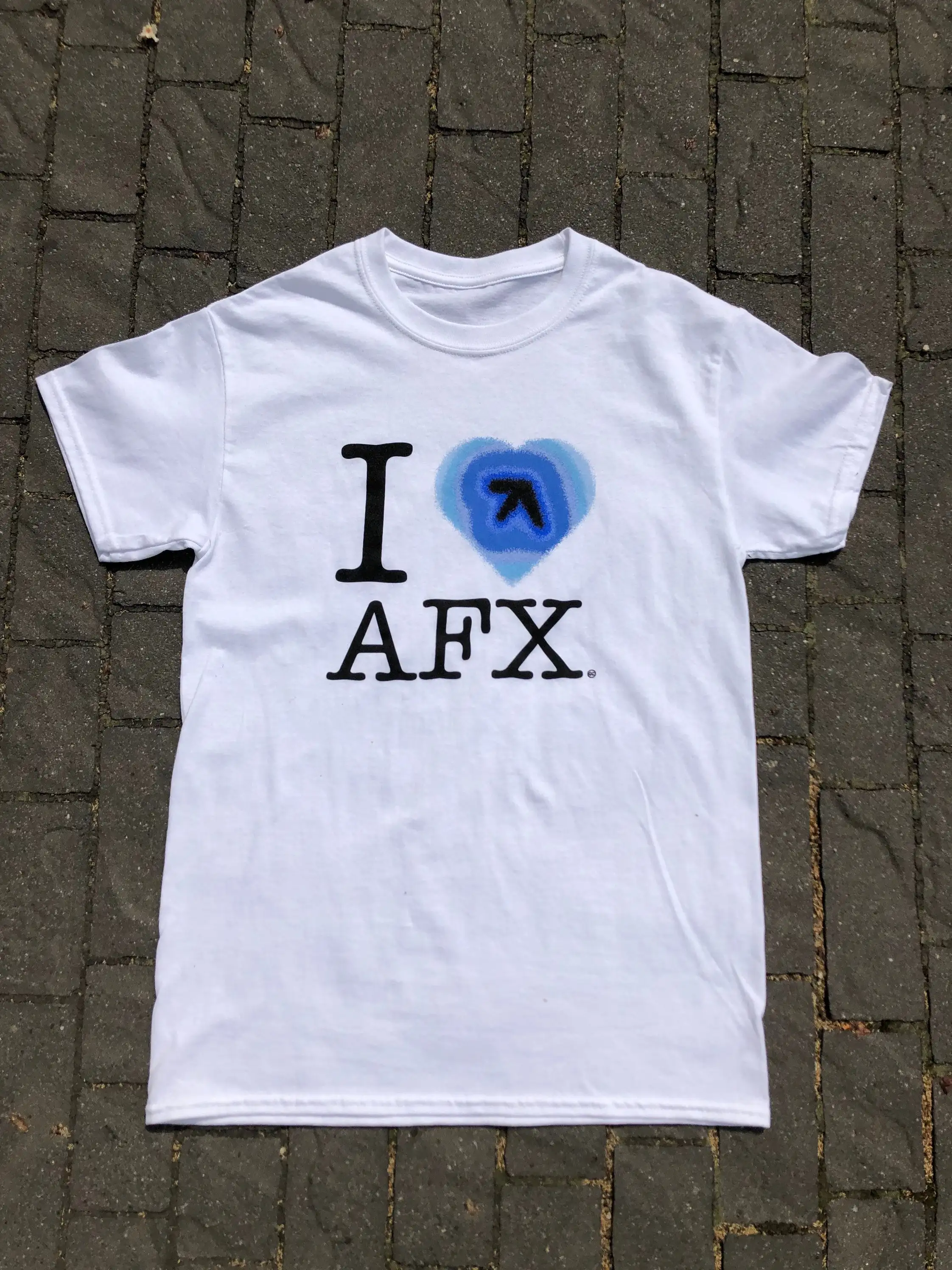 Maglietta Doppia Afx Aphex Serigrafata I Love