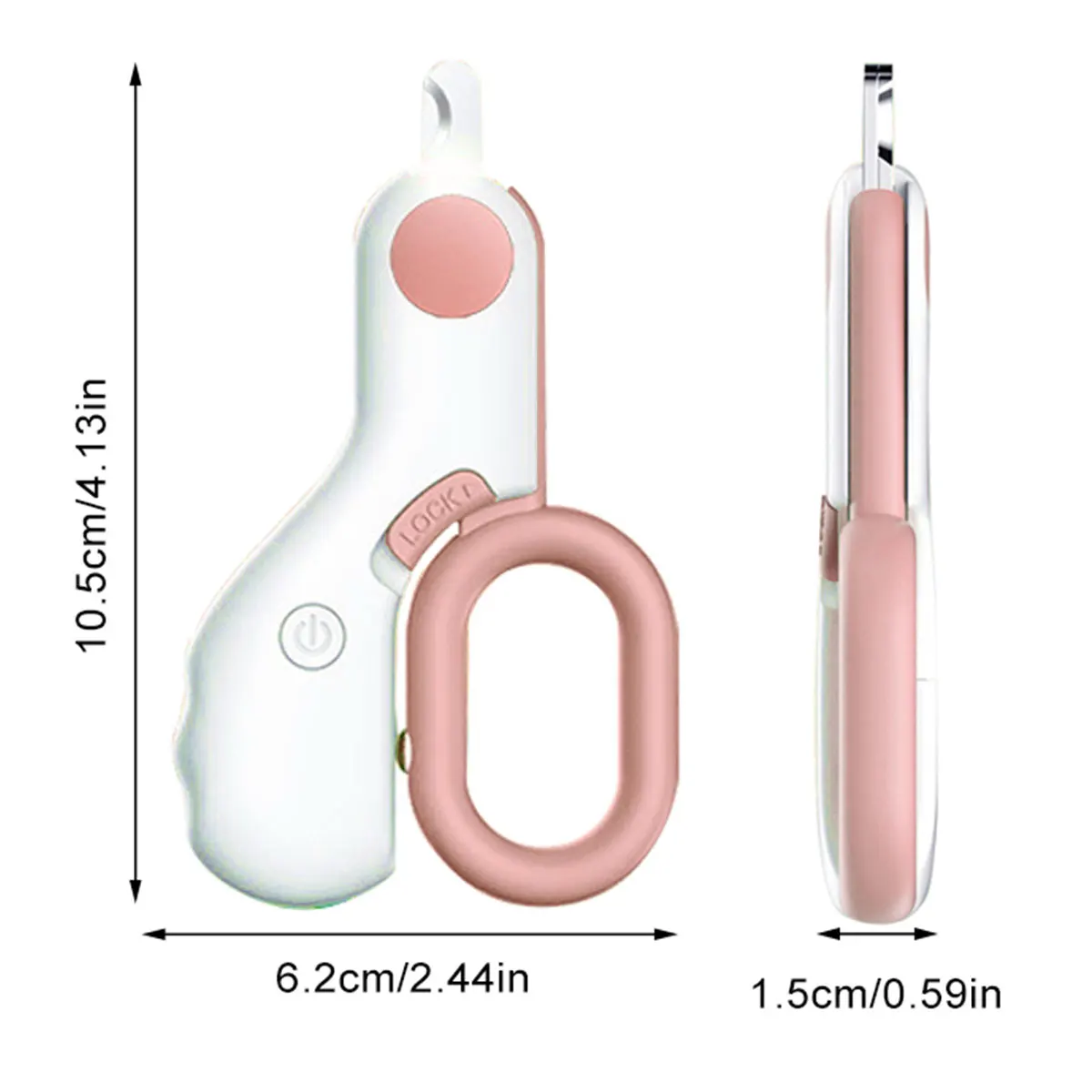 Cat Nail Clipper with LED Light Safety Pet Nail Trimmers Cat Claw Clipper Scissors Dog Cutter Avoid Excessive Cutting Pet