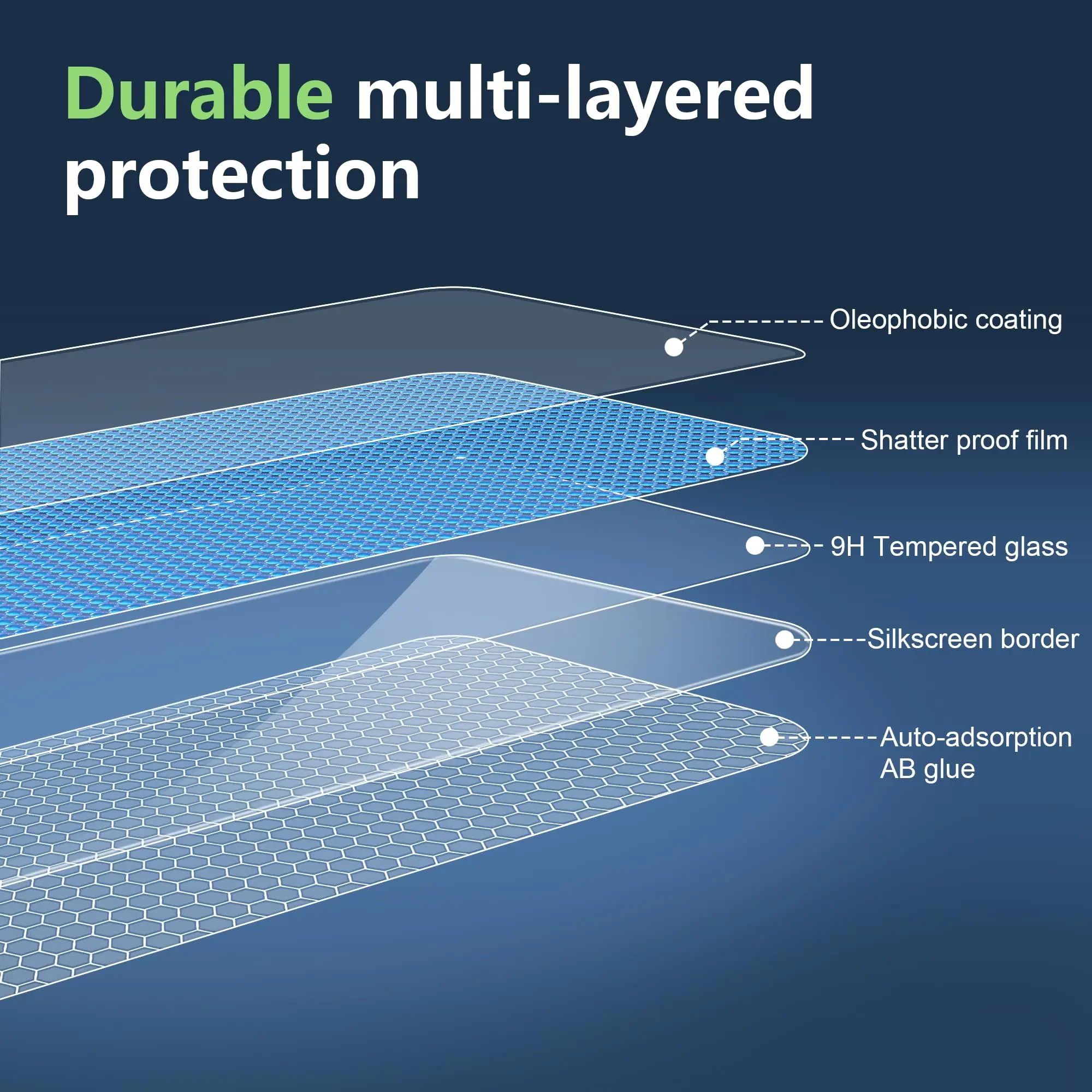 Pellicola Vetro Temperato Per HONOR Pad X8a 2024 - 2 Pezzi, Durezza 9H, Anti-Graffio - Foto 10
