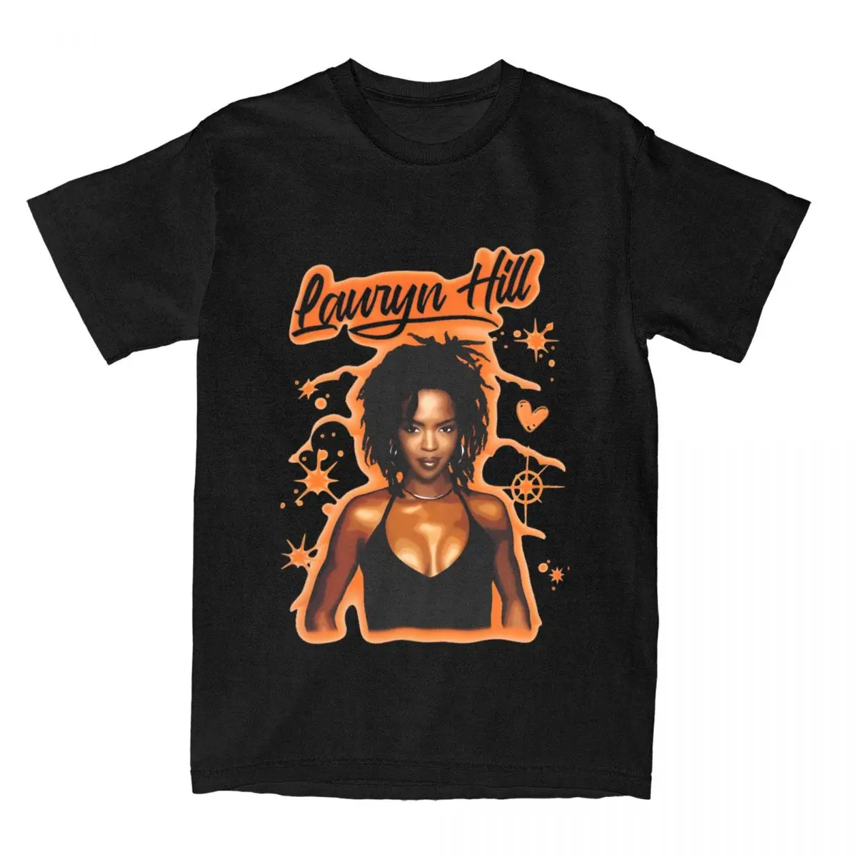 

Рубашки Fugees Lauryn Hill Merch для мужчин и женщин, юмор, 100% хлопок, Всесезонная ткань