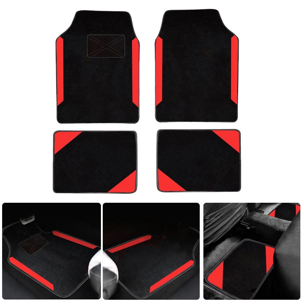 4PcsUniversalCarFloorMatsForMITSUBISHILancerPajeroOutlander