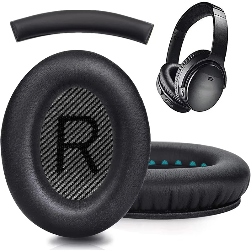 Protein Leather Earpads Cushions For Headphone Replacement