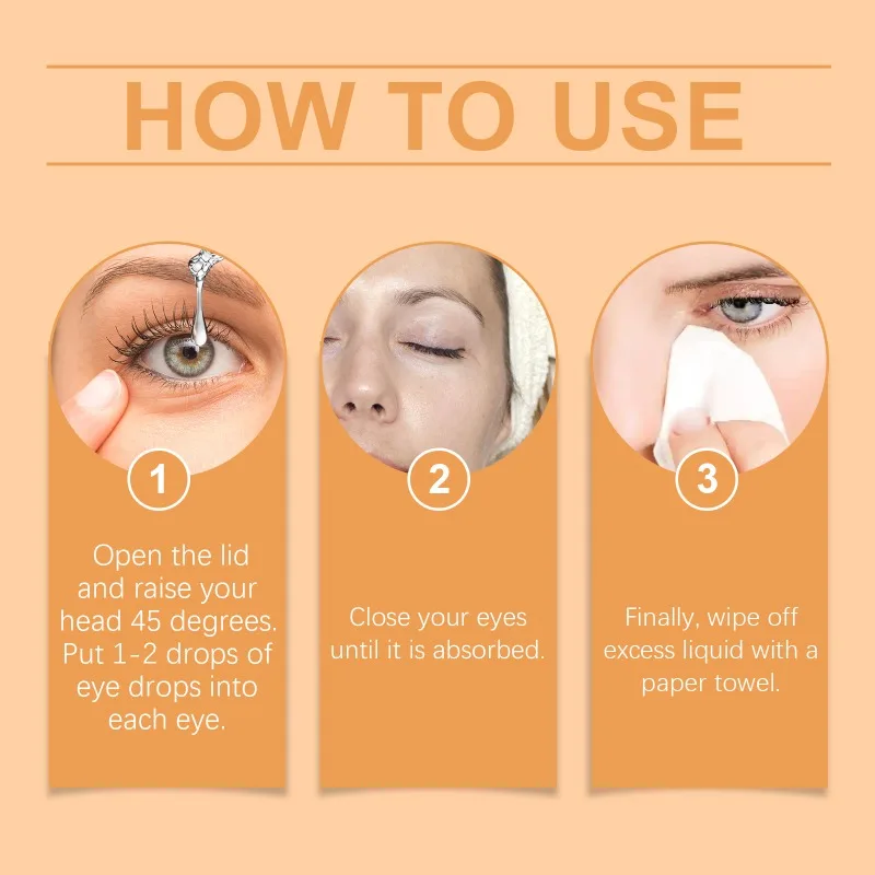 Honey Extract Eye Care Solution Moisturizing Smoothing Eyes Fatigue Relief Itchy Eyesight Restore Eyes Vision Dry Relieves Drops