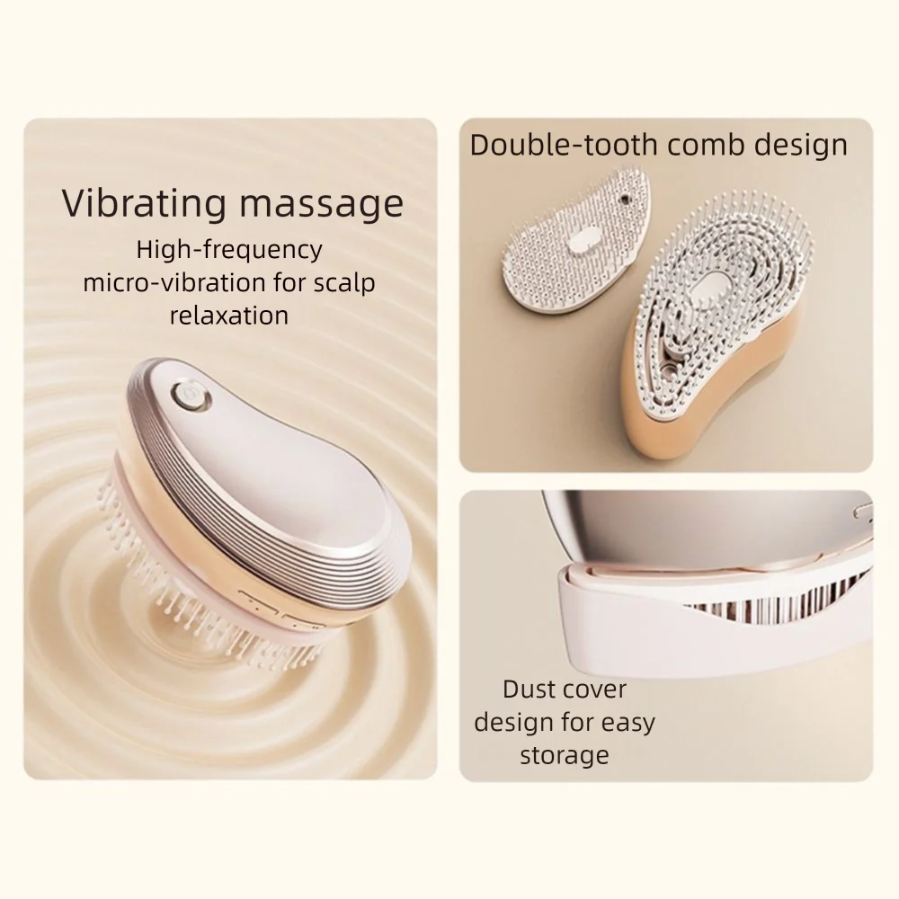 Antistatic Head Relaxation and Scalp Nourishing Massage Comb