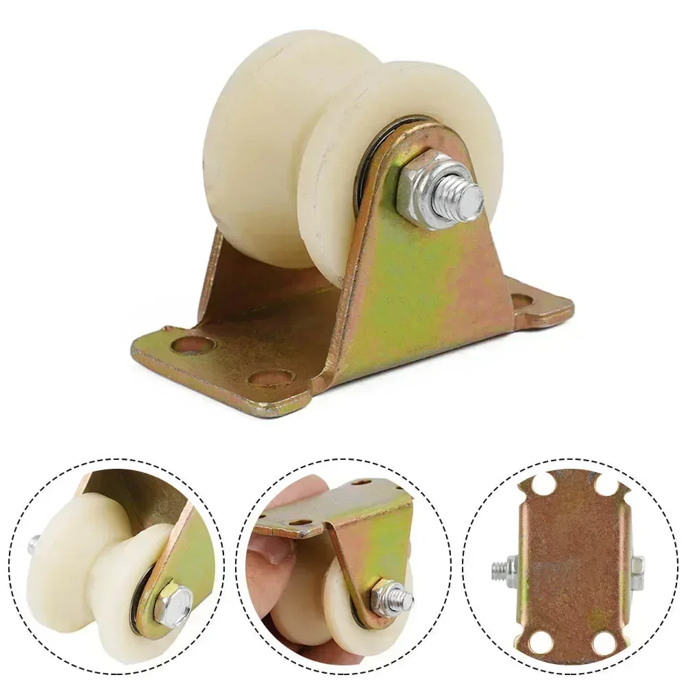 1pcs V Nylon Grooved Rollers 30mm Heavy Duty Sliding Door Rollers With Stand Herramientas Ferramentas Taladros