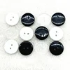 9mm---34mm Two Holes Transparent White Small Buttons Bread Round Resin Sewing Buttons Diy Clothing Accessories 5