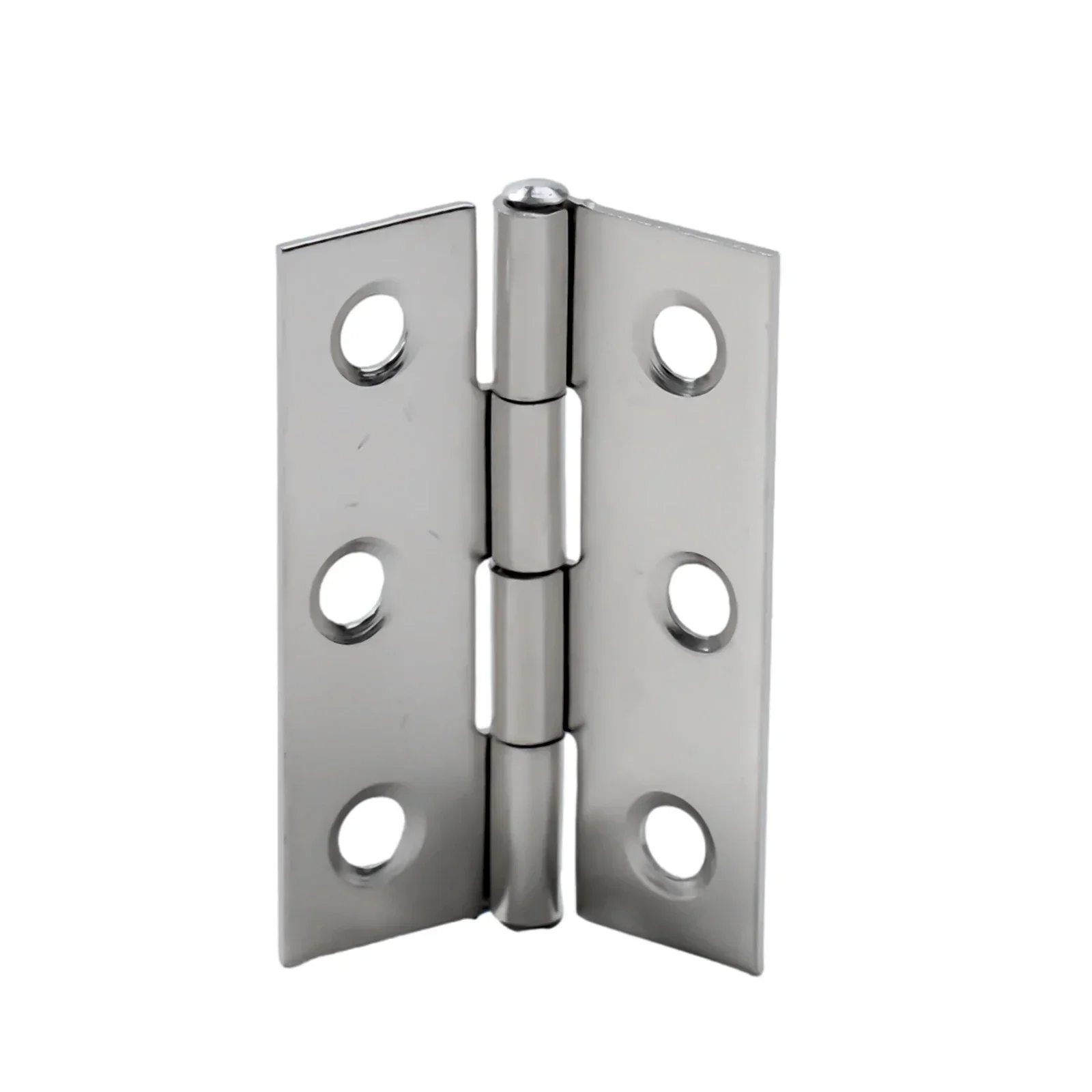 5PCS Stainless Steel Door Hinges Cabinet Doors Windows Wooden Box Flat Hinge Home Furniture Hardware Accessories