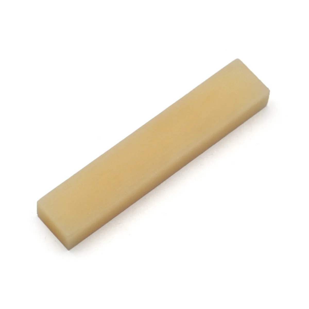 Miwayer 6-saitige 3/5/10 Stück ungebleichte leere Knochenmutter für klassische Gitarre 52 x 6 x 10 mm Gitarrenbauer DIY Sattelsteg – Detail 14