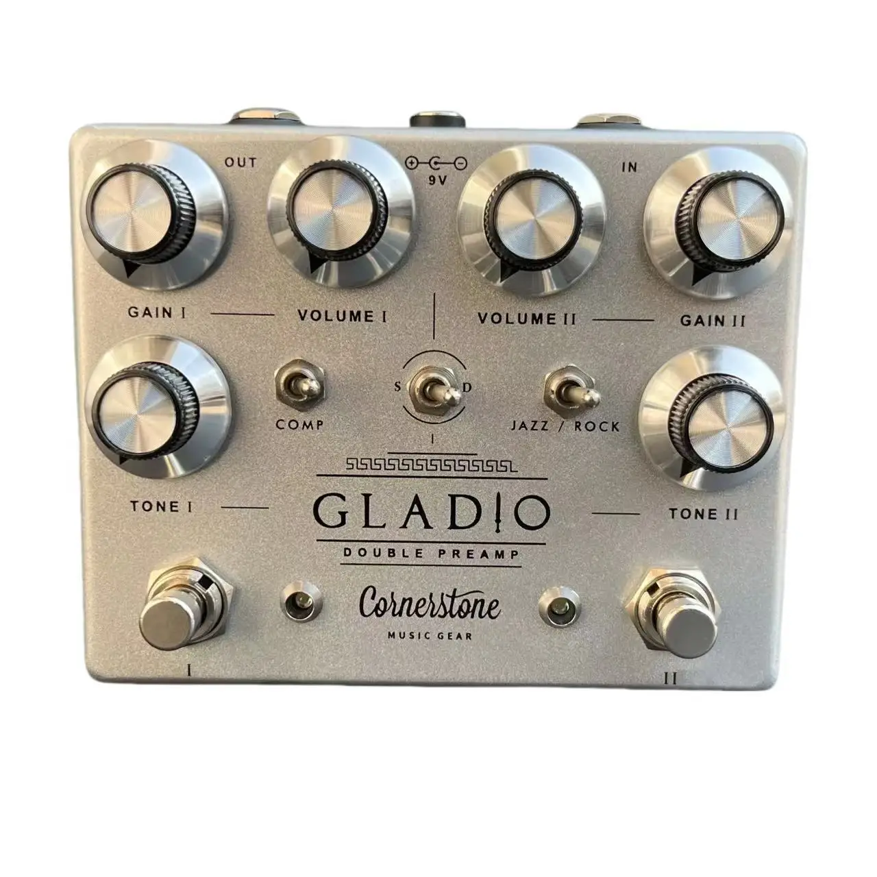 BIG MAN GLADIO Guitar Effect Pedal Distortion Overdrive Dual Overdrive Preamp with True Bypass 1:1