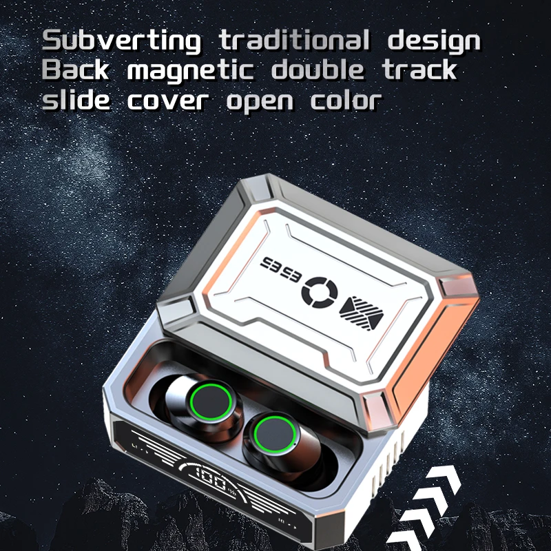 M99 Earbuds Sliding Cover Open Ear Wireless Bluetooth Earphones 