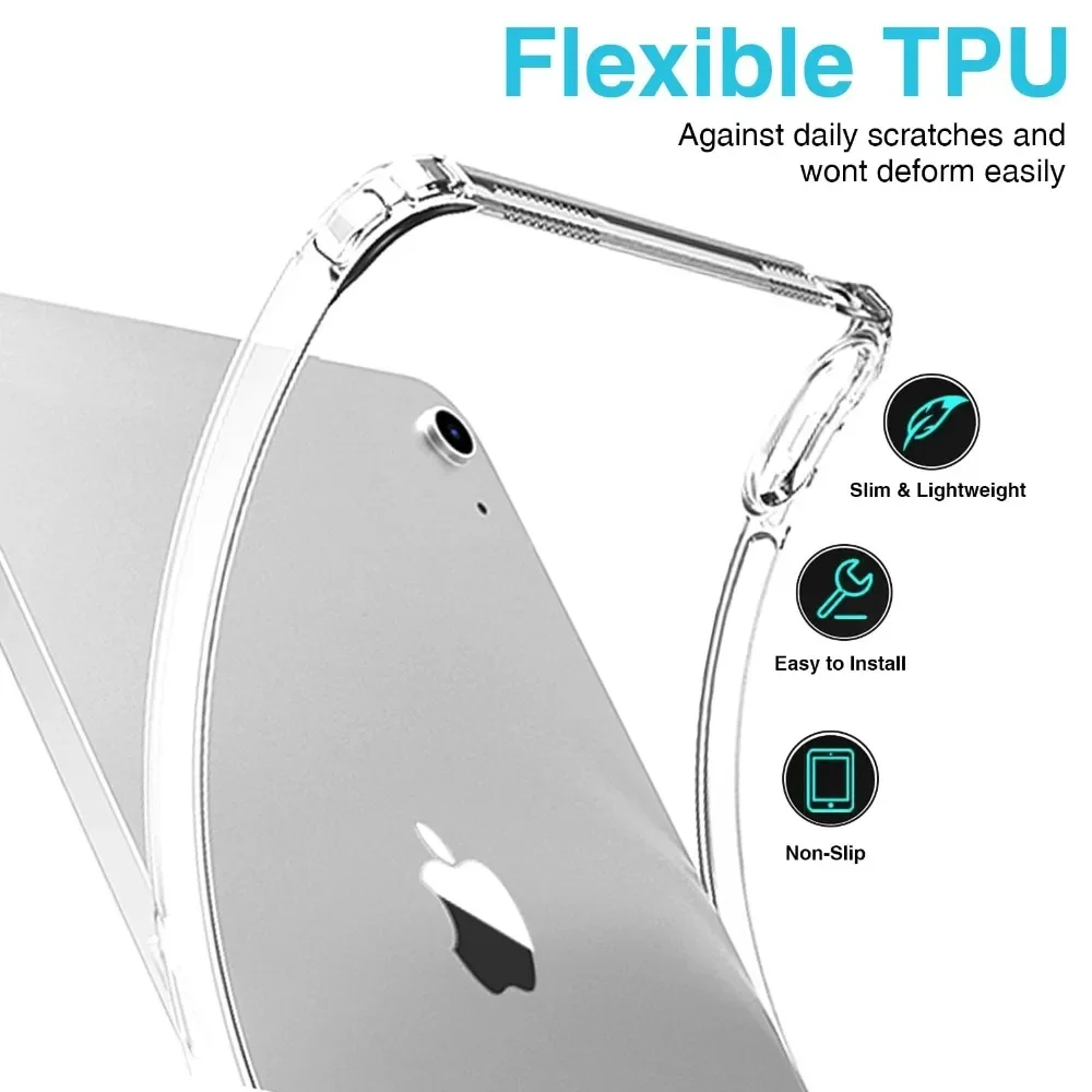 Durable Transparent Shockproof Silicone Tablet Case
