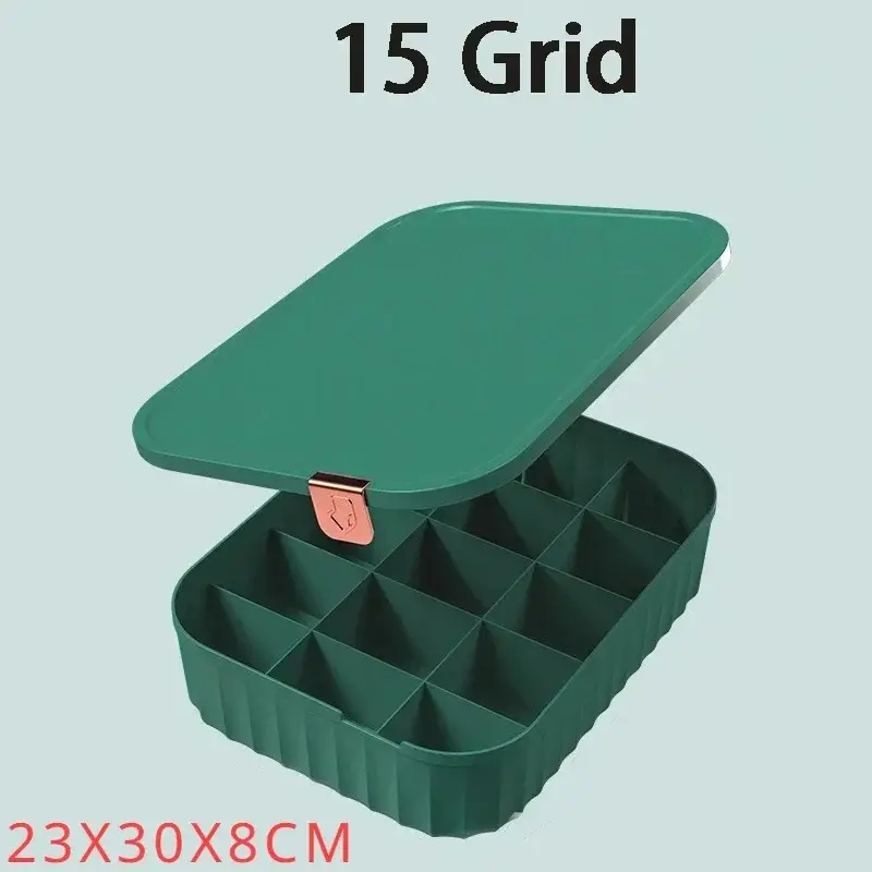 Solid Color Underwear Storage Box Closet Organizer Underwear Socks Drawer Clothes Finishing Box With Lid Wardrobe Organizer - Image 10