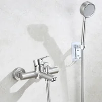 Faucet Shower Set Multi-function Mixing Valve Hidden Hot and Cold Bathroom Faucet 304 Stainless Steel Bathtub Faucet 1