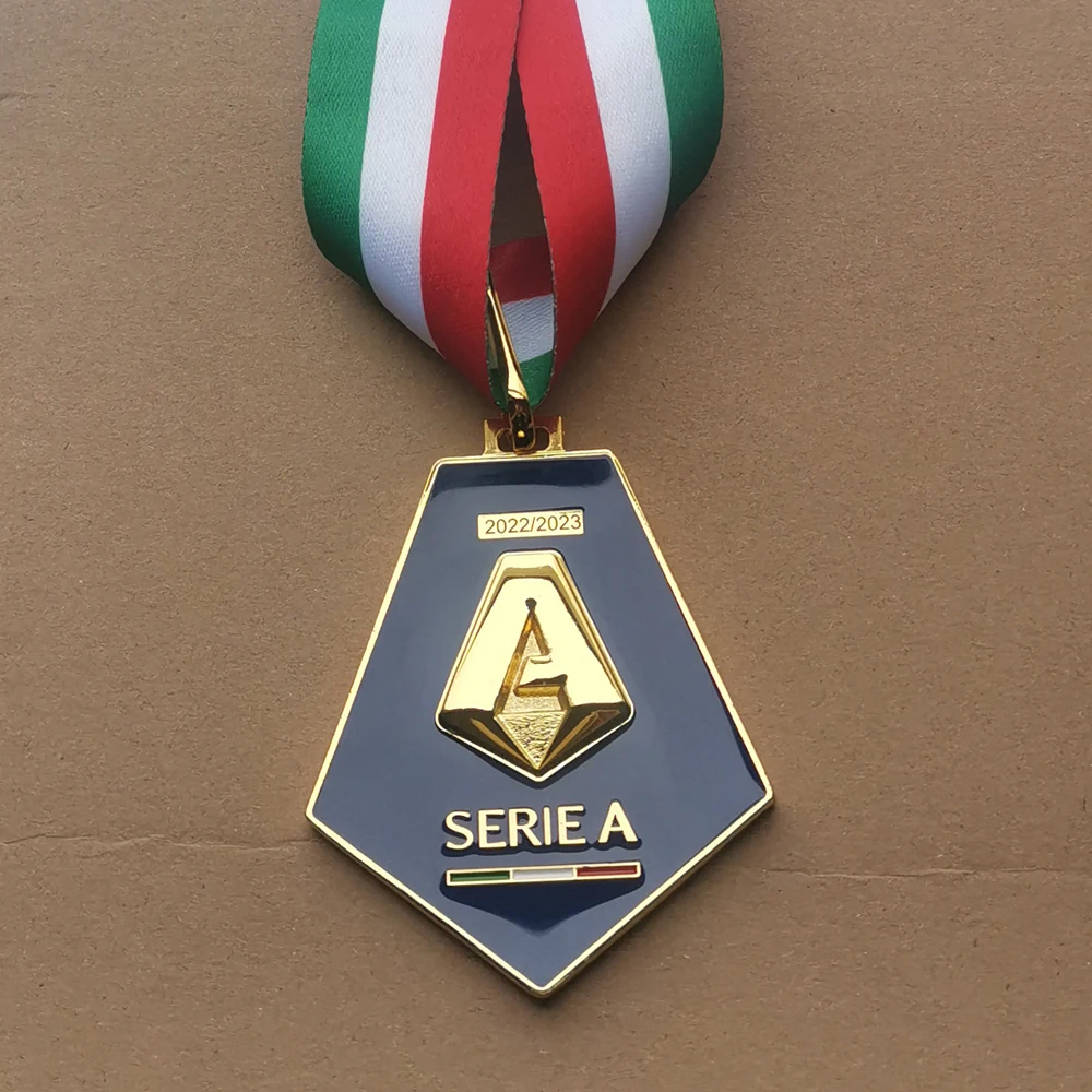 Champions Medals Serie A Champions Medals Metal Fan Souvenirs for S.S.C. Napoli award medals