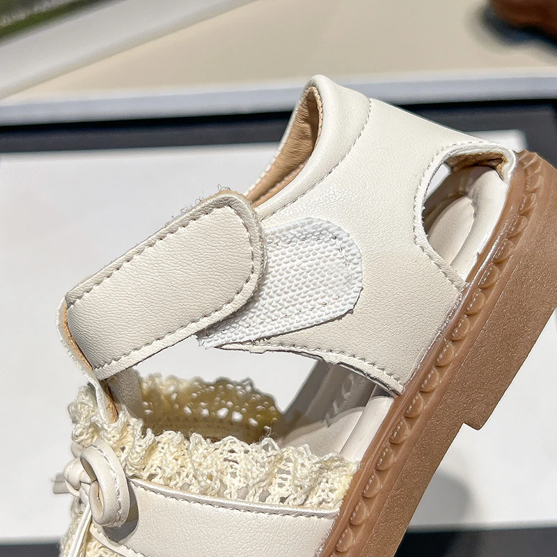 Leather Kids Sandals for Girls Summer