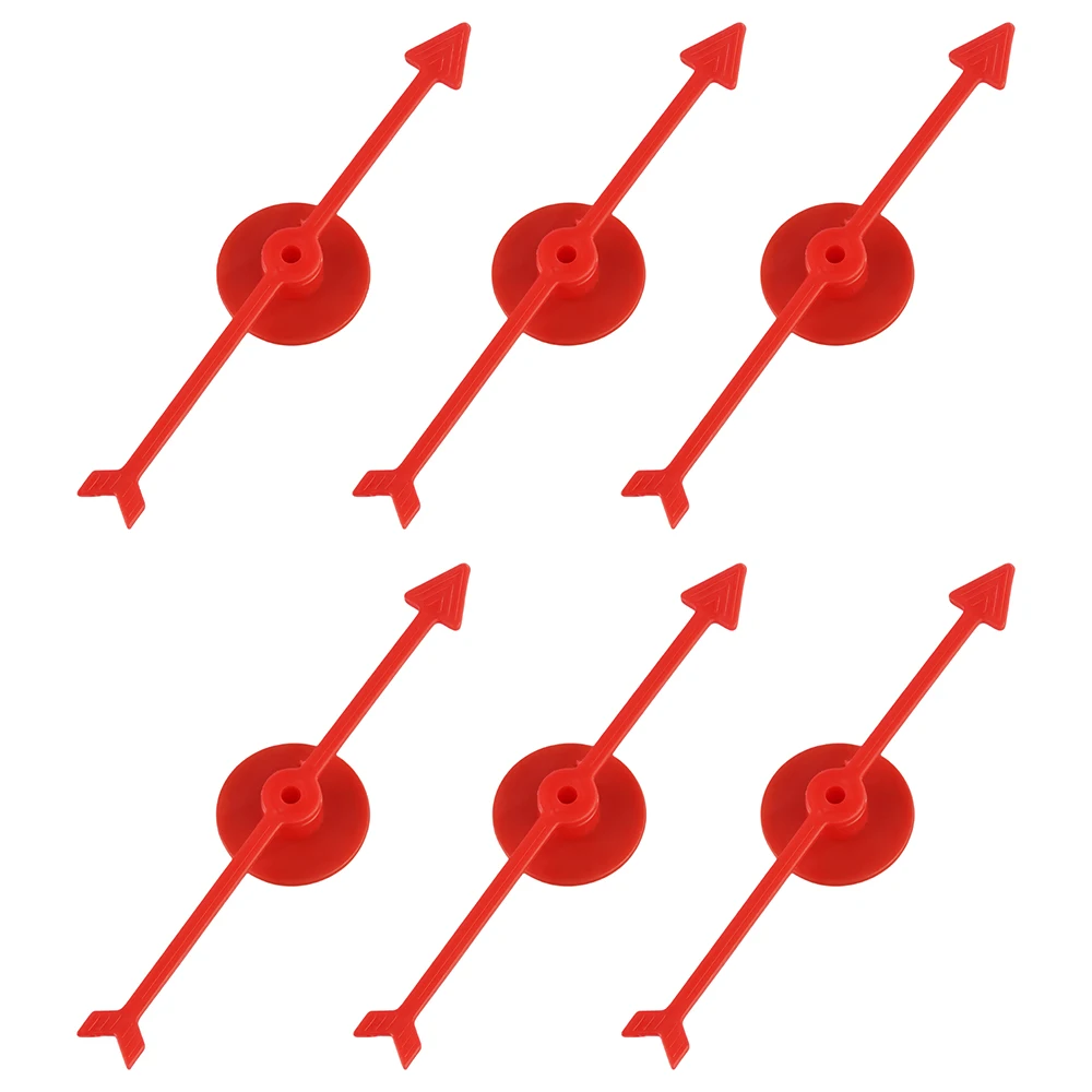 6 Pièces Jeu De Société Pointeurs Rotatifs Flèches De Jeu En