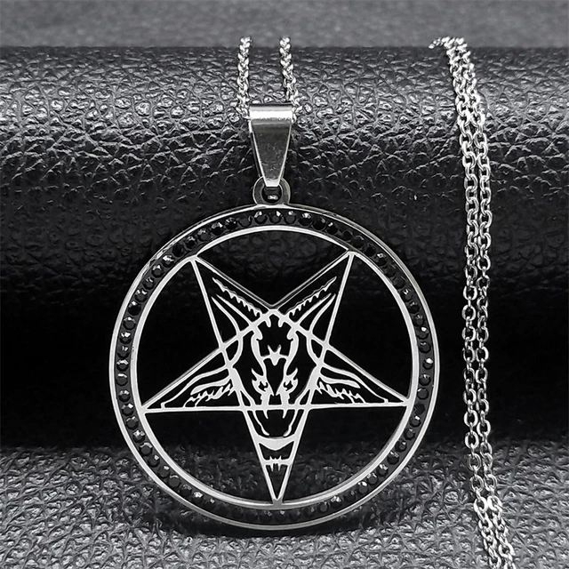 Cool Punk Upside Down Inverted Cross Satan David Star Pendant Necklaces for  Men,Vintage Cuban Chain Collar Gifts Jewelry - AliExpress