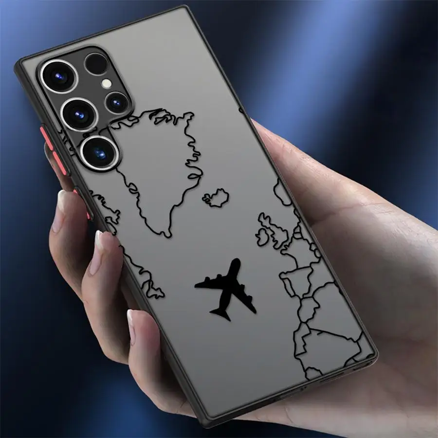 Topographic Line Airplane Design Phone Cover Case