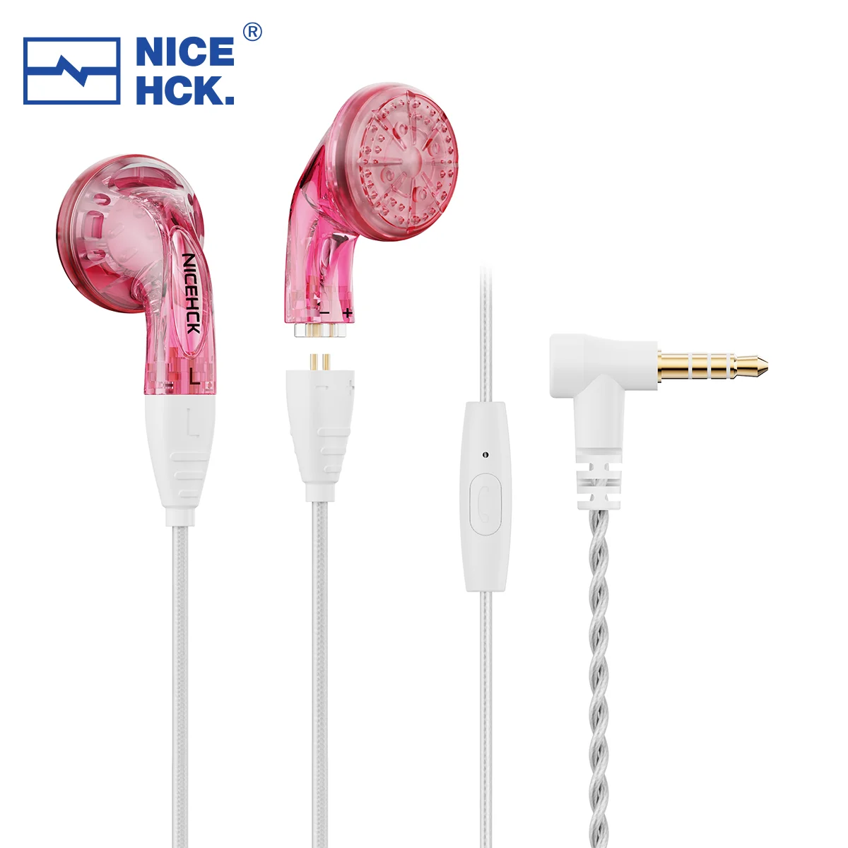 NICEHCK YDX HiFi Wired Earbud Dynamic Driver In-ear
